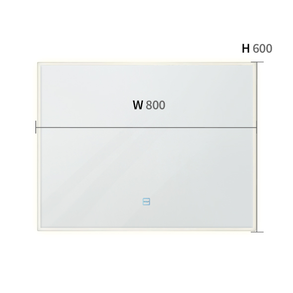  LED 비체 사각 거울조명 40W