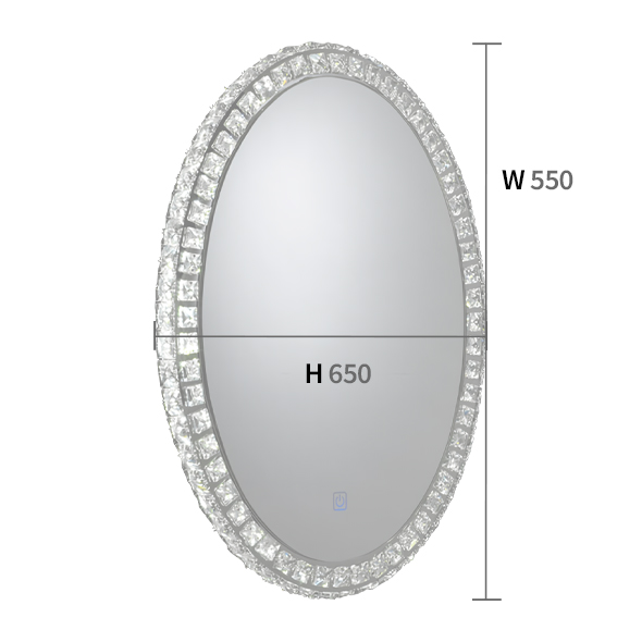 LED 크리스탈 거울조명 30W