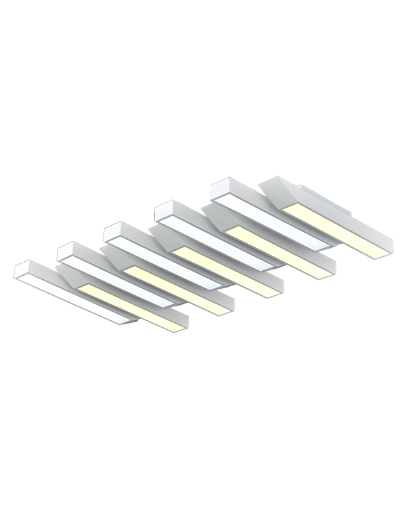 LED 피아노 거실 10등 화이트컬러 200W